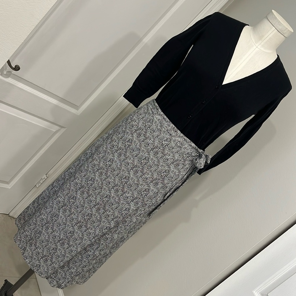 Animal Print Midi Skirt